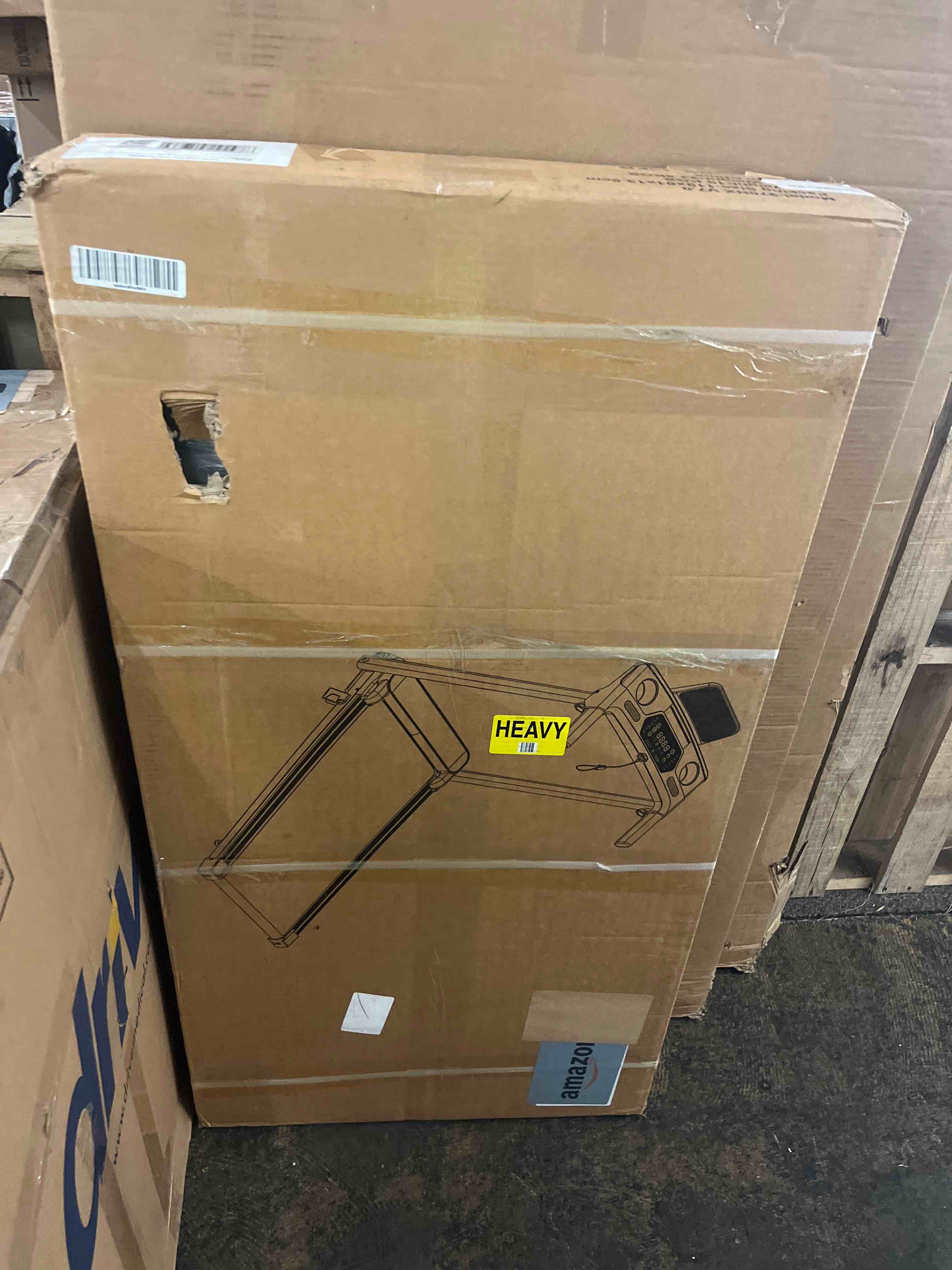 Condition photo showing New/Like New for DeerRun 2025 Upgrade Walking Pad, Smart Under Desk Treadmill for Home Office, No-Assembly Treadmills with APP and Remote Control, LED Display, 2.5 HP Quiet Walking Jogging Machine, 300 lbs Capacity