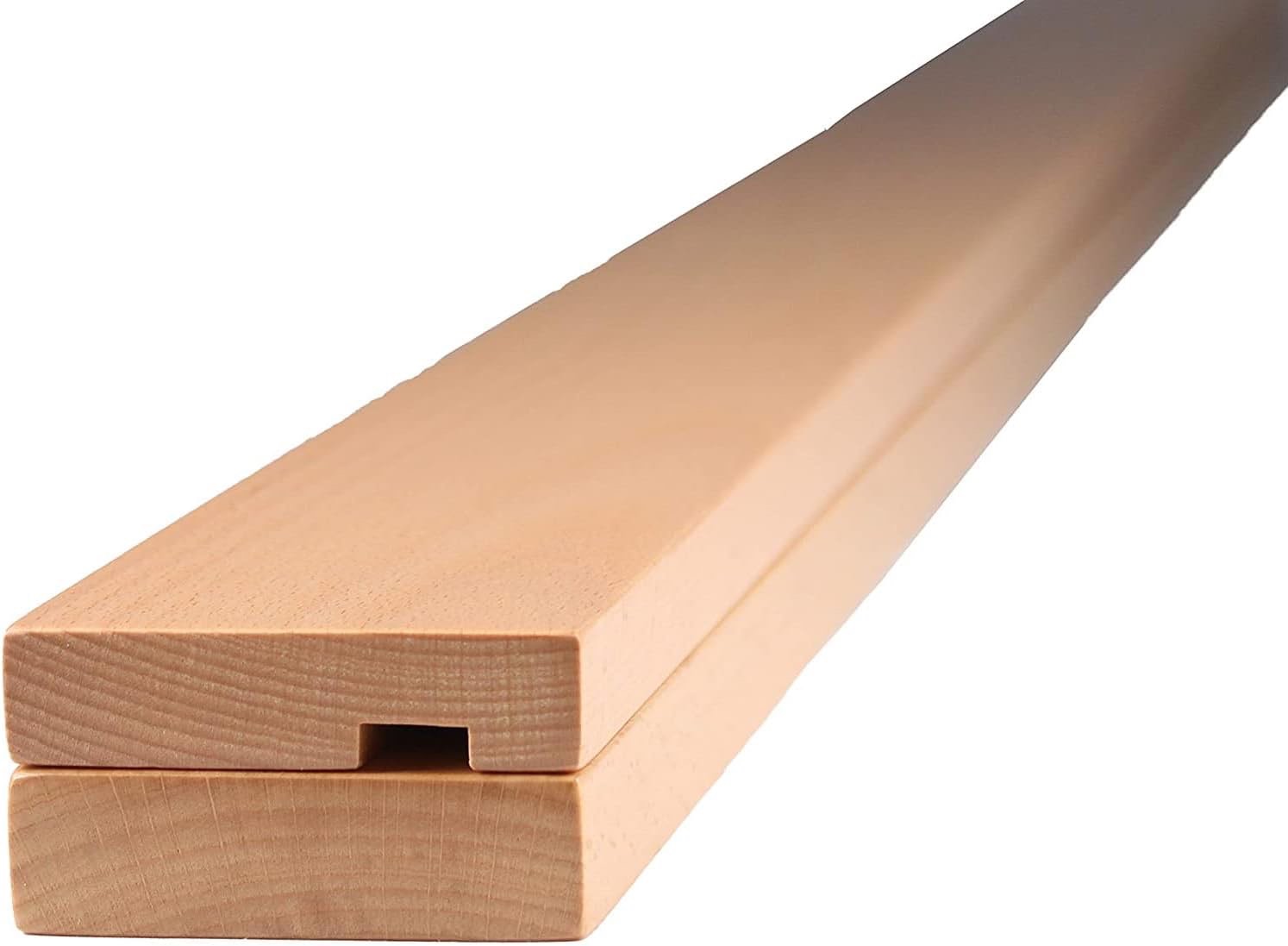 Precision Quilting Tools Quilt Hanger Rack  Modern Wood  Clamp for Quilts  48  Light Stain