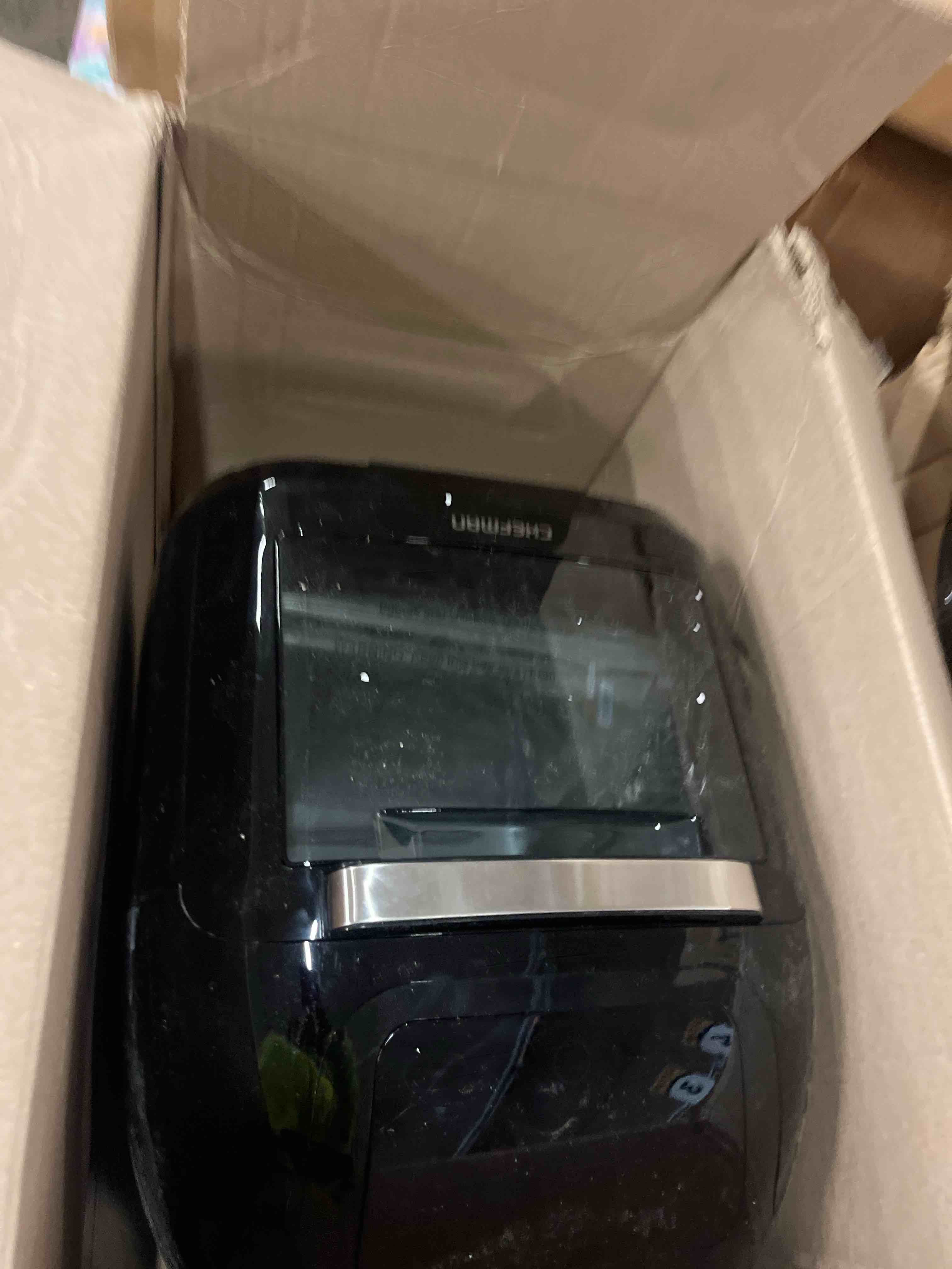 Condition photo showing Good Condition for CHEFMAN Multifunctional Digital Air Fryer+ Rotisserie, Dehydrator, Convection Oven, 17 Touch Screen Presets Fry, Roast, Dehydrate, Bake, XL 10L Family Size, Auto Shutoff, Large Easy-View Window, Black