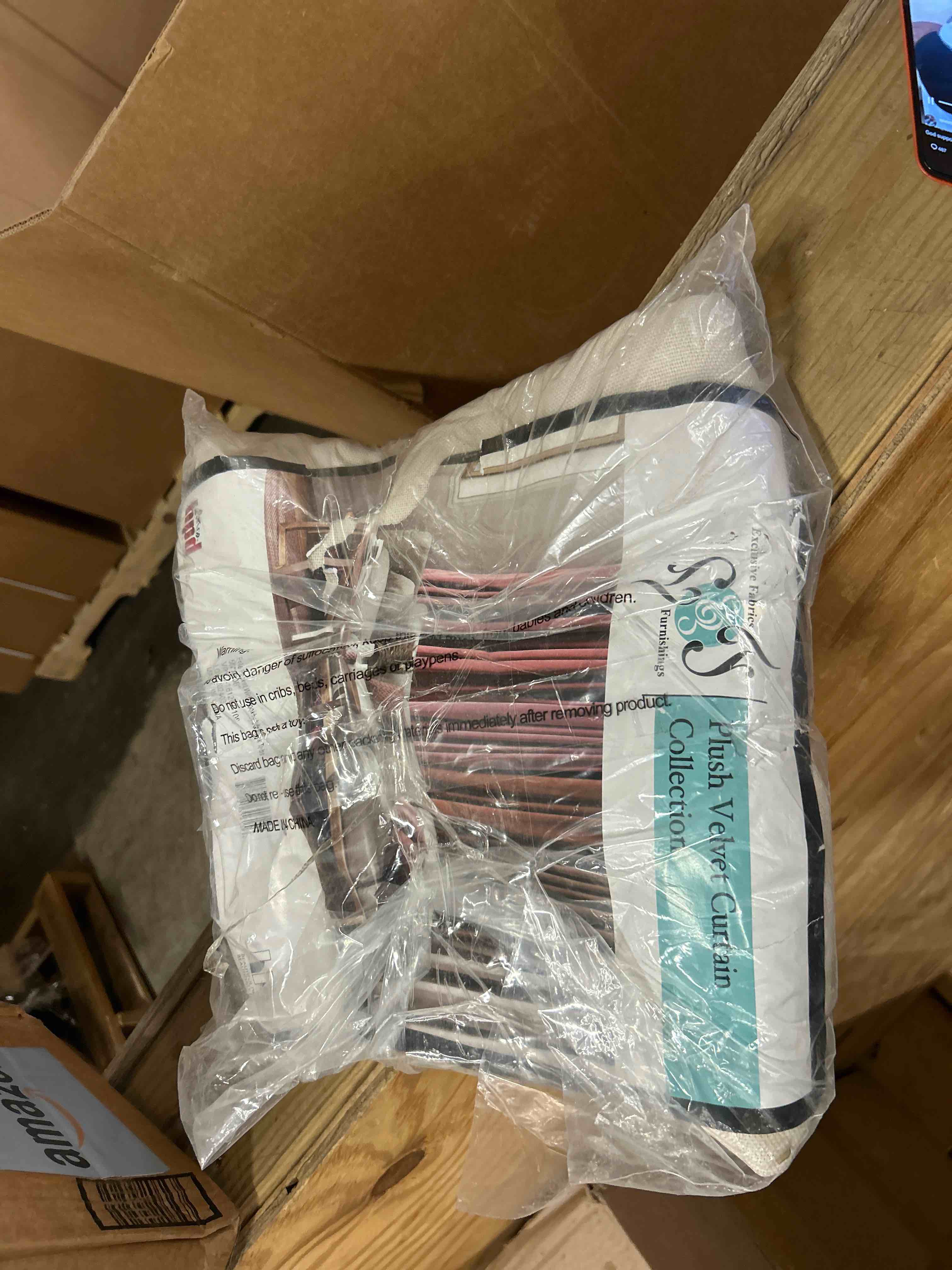 Condition photo showing New/Like New for HPD Half Price Drapes Heritage Plush Velvet Curtains 108 Inches Long Room Darkening Curtains for Bedroom & Living Room 50W x 108L, (1 Panel), Ballet Pink