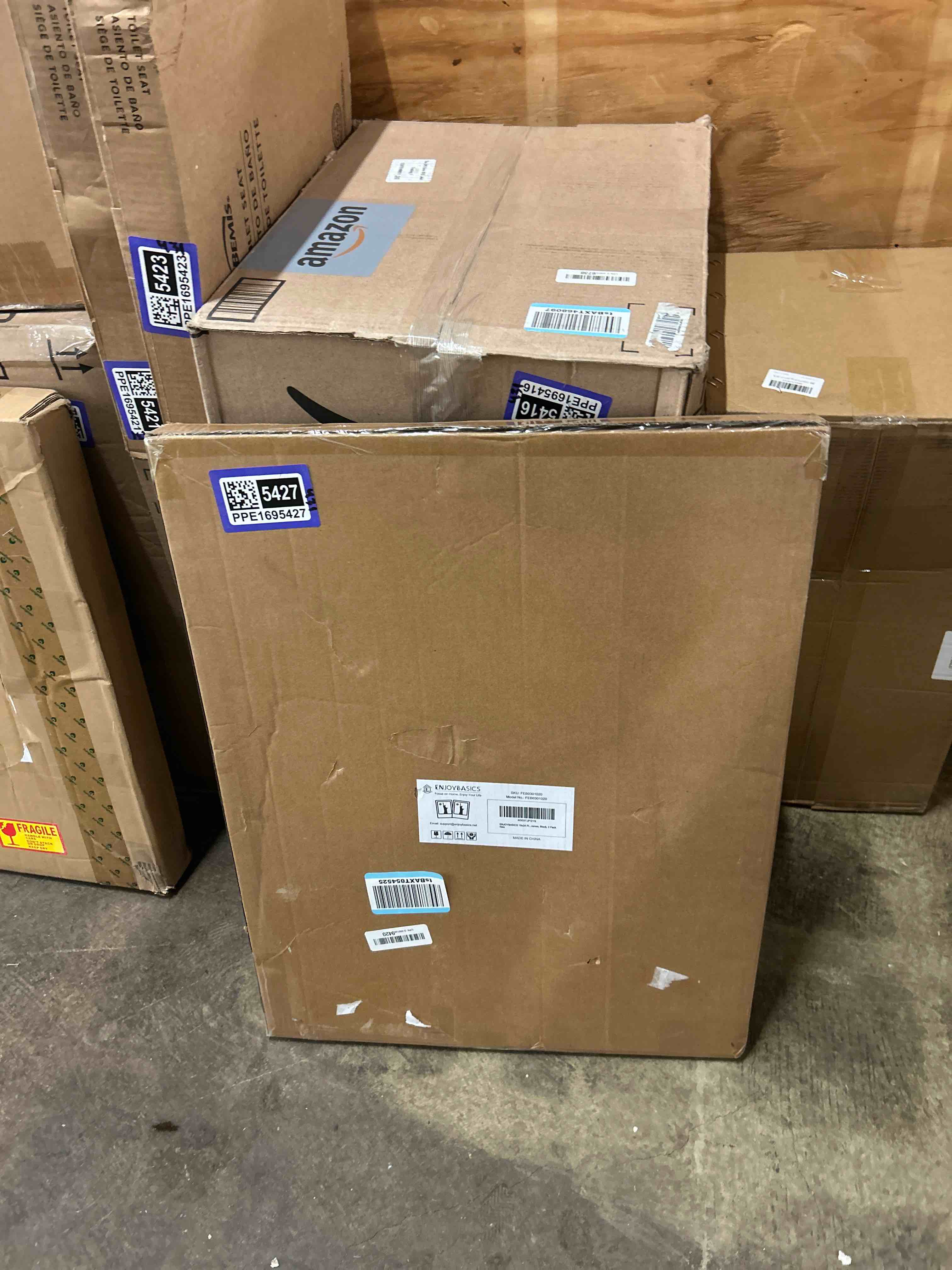 Condition photo showing New/Like New for ENJOYBASICS 18x24 Picture Frame, Display Poster 16x20 with Mat or 18 x 24 Without Mat, Wall Gallery Photo Frames, Black, 2 Pack