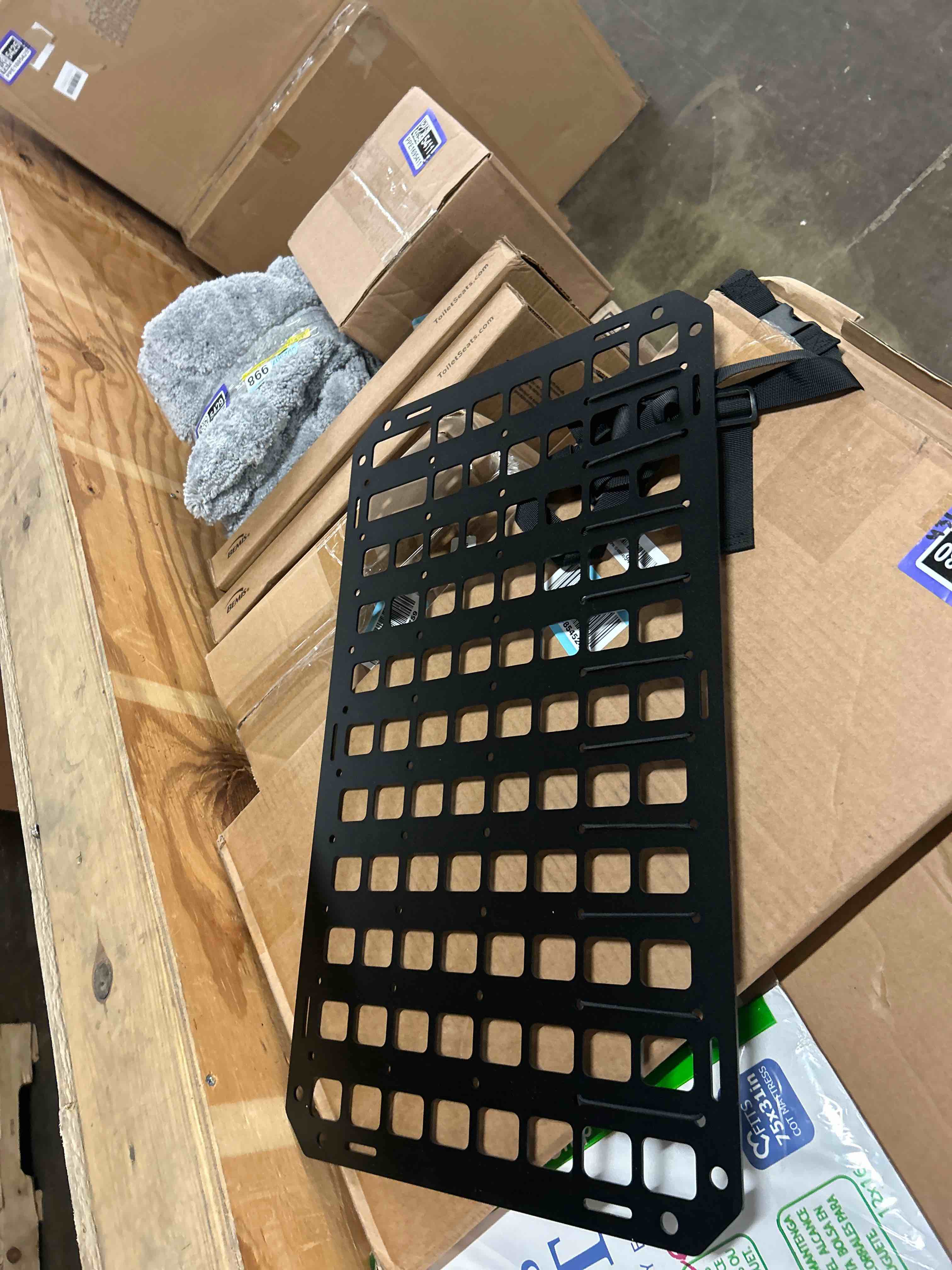 Condition photo showing New/Like New for TACNEX Rigid MOLLE Panel for Car Seat Back Organizer Vehicle EDC Tactical Gear Holder Pouch Holster Mount Rack Modular Storage Plate Auto Interior Accessories for Truck Pickup SUV Van