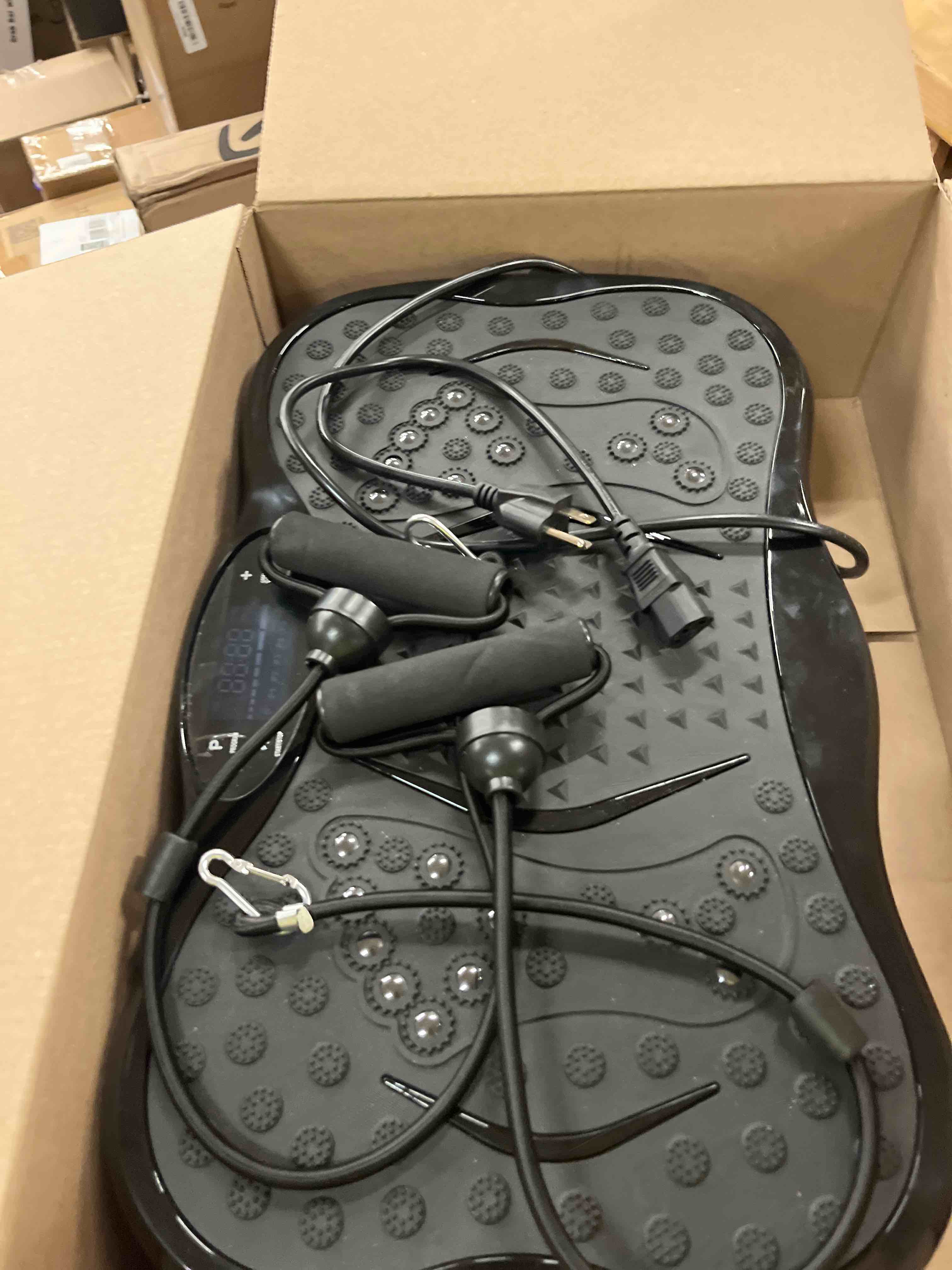 Condition photo showing Good Condition for AXV Vibration Plate Fitness Platform Exercise Machine Vibrating Shaking Full Body Shaker Workout Vibrate Stand Shake Board Sport Gym for Weight Loss Fat Burner for Women Men