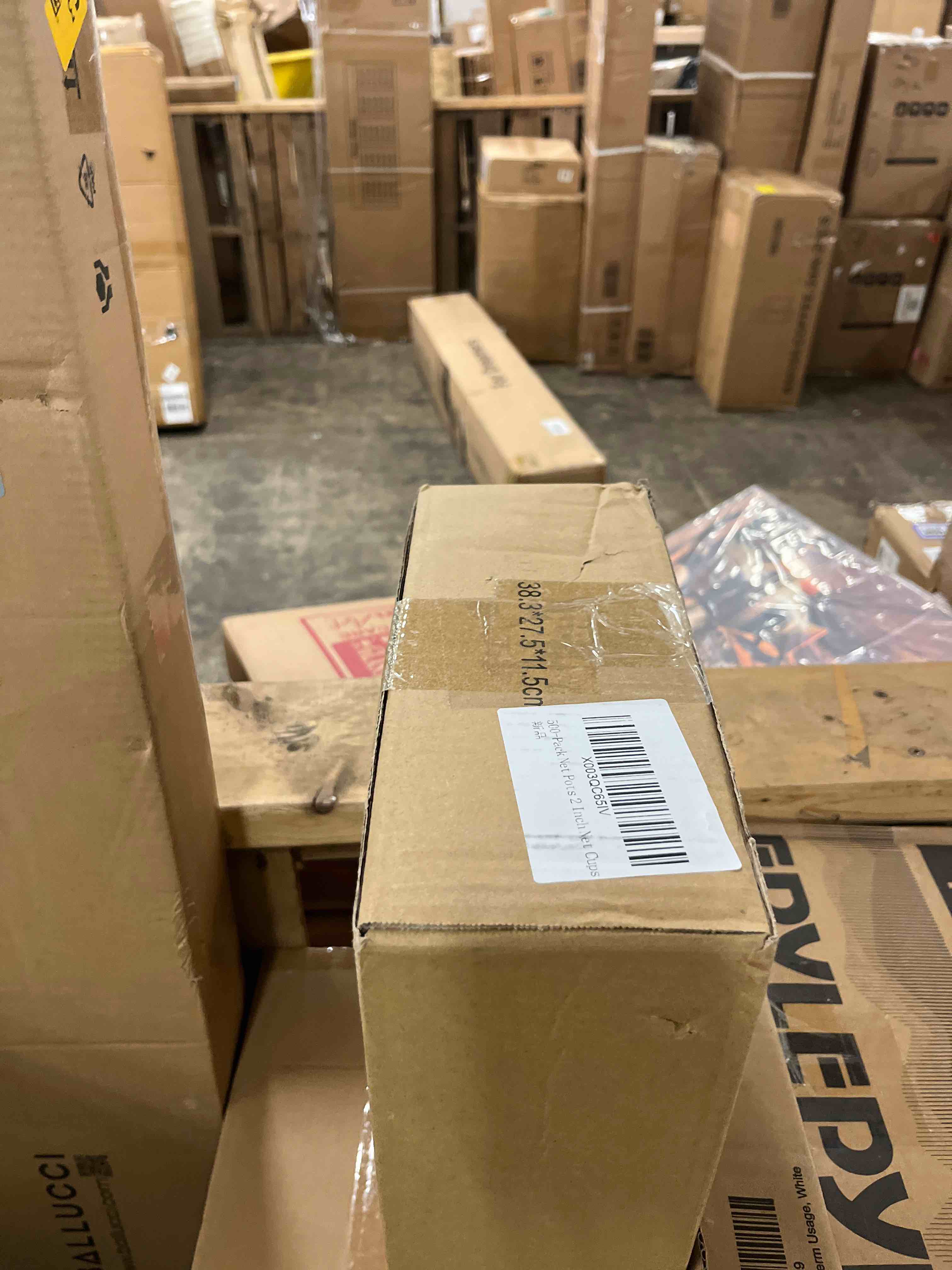 Condition photo showing New/Like New for 500-Pack 2 Inch Hydroponics Net Pots - Slotted Mesh Net Cups for Plant Growing System - Self Watering Baskets for Indoor and Outdoor Plants, Hydroponics Supplies Kit