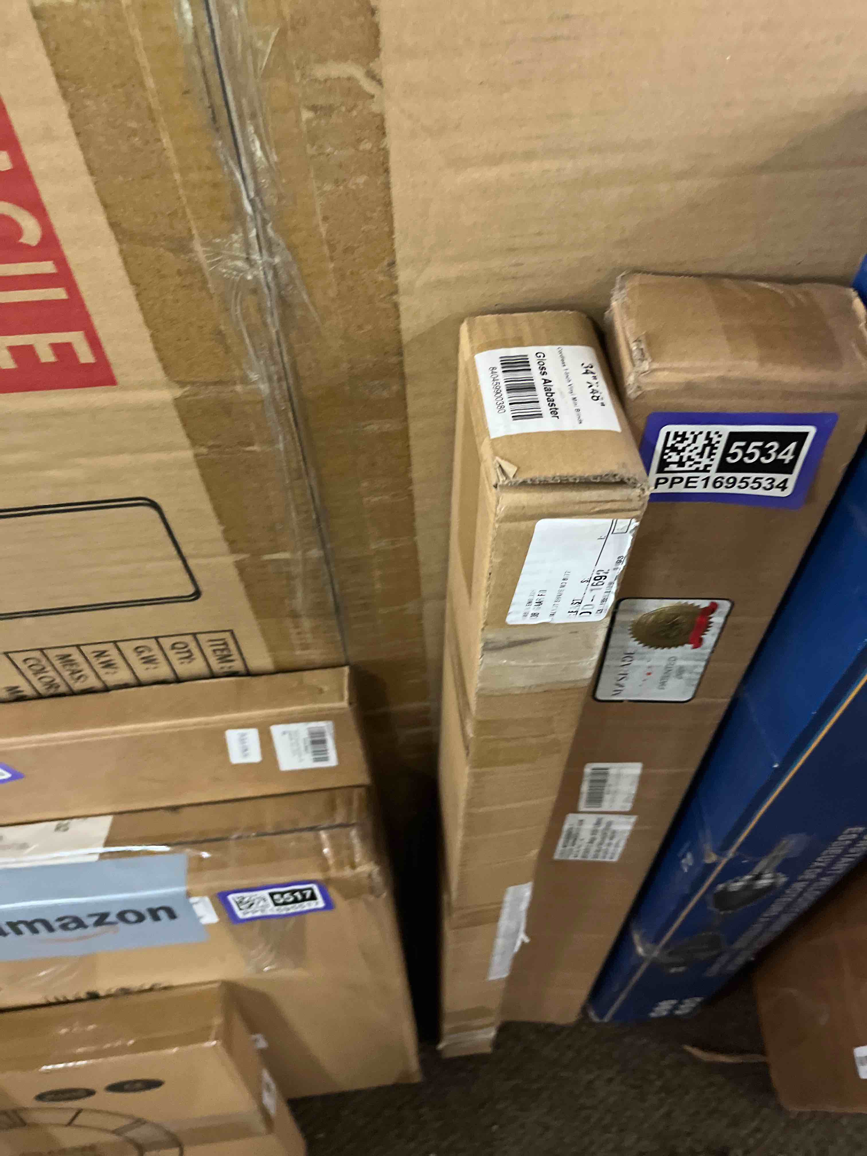 Condition photo showing New/Like New for CHICOLOGY Blinds for Windows, Mini Blinds, Window Blinds, Door Blinds, Blinds & Shades, Camper Blinds, Mini Blinds for Windows, Horizontal Window Blinds, Alabaster, 34" W X 48" H