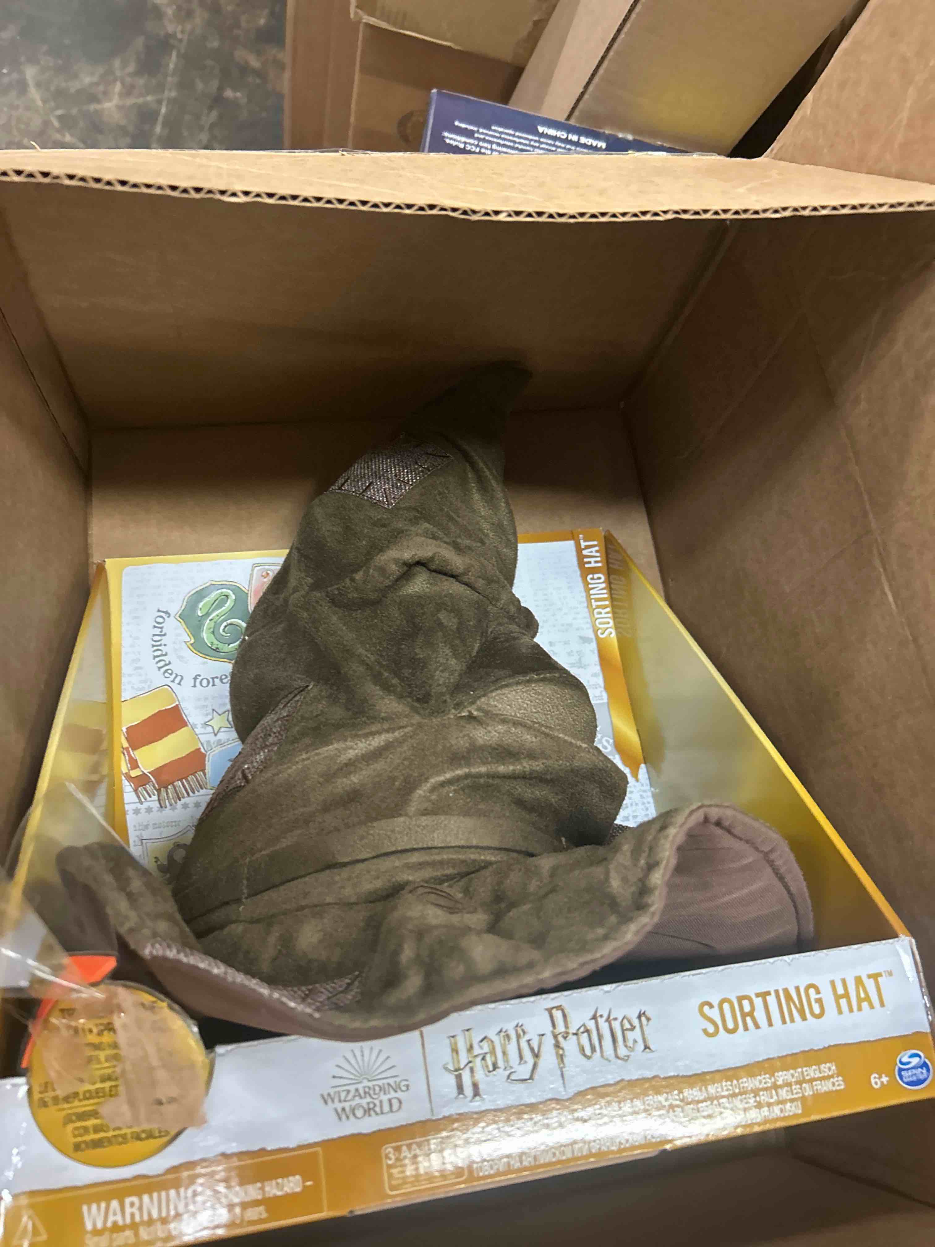 Condition photo showing New/Like New for Wizarding World  Talking Sorting Hat with 15 Phrases