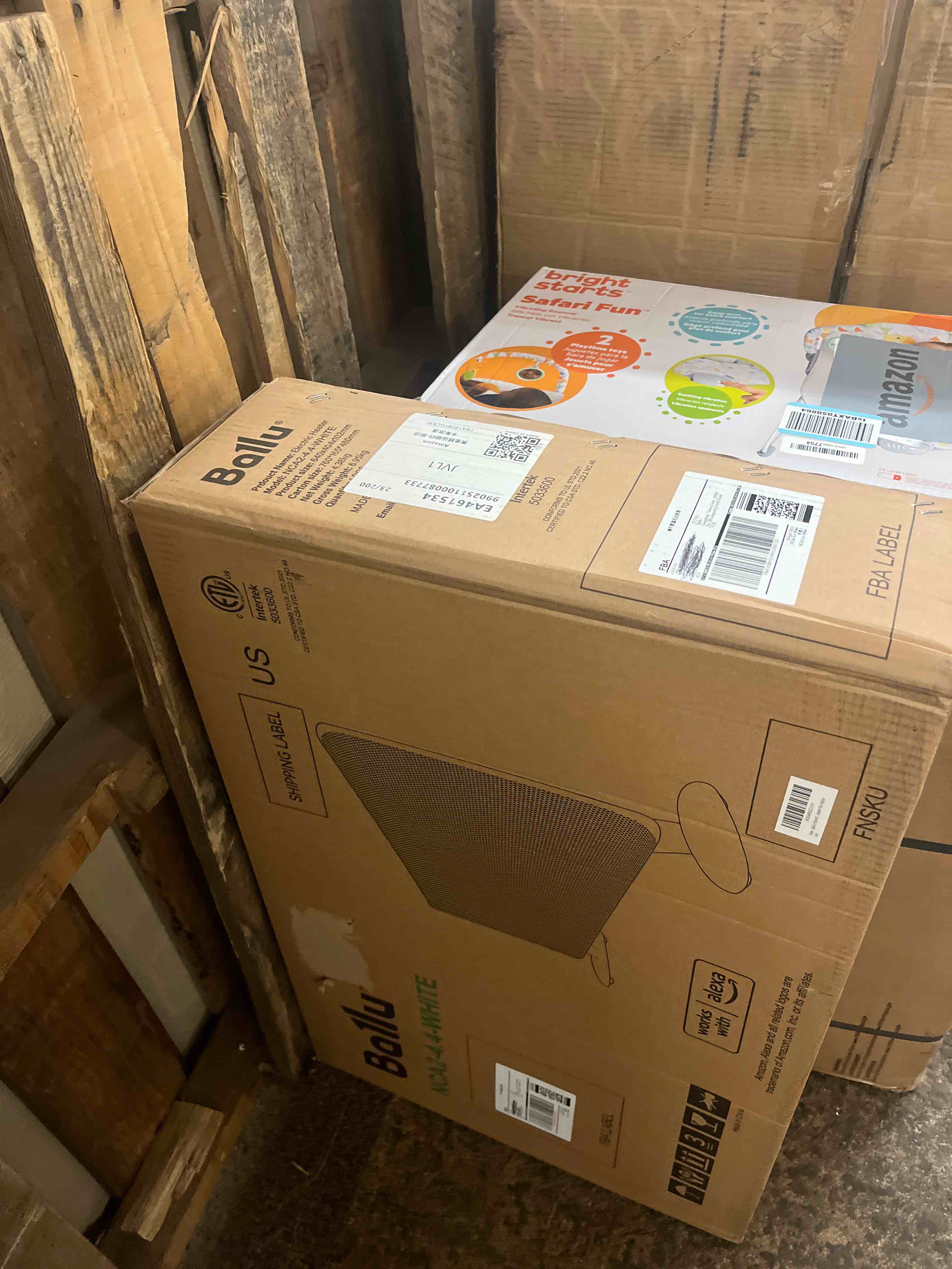 Condition photo showing New/Like New for Ballu Mica Infrared Space Heater Indoor Use,Large Room Panel Heater with Programmable Thermostat,WiFi App Control,Portable Stand or Wall Mount,Energy Efficient Smart Quiet Heater,Work with Alexa,White