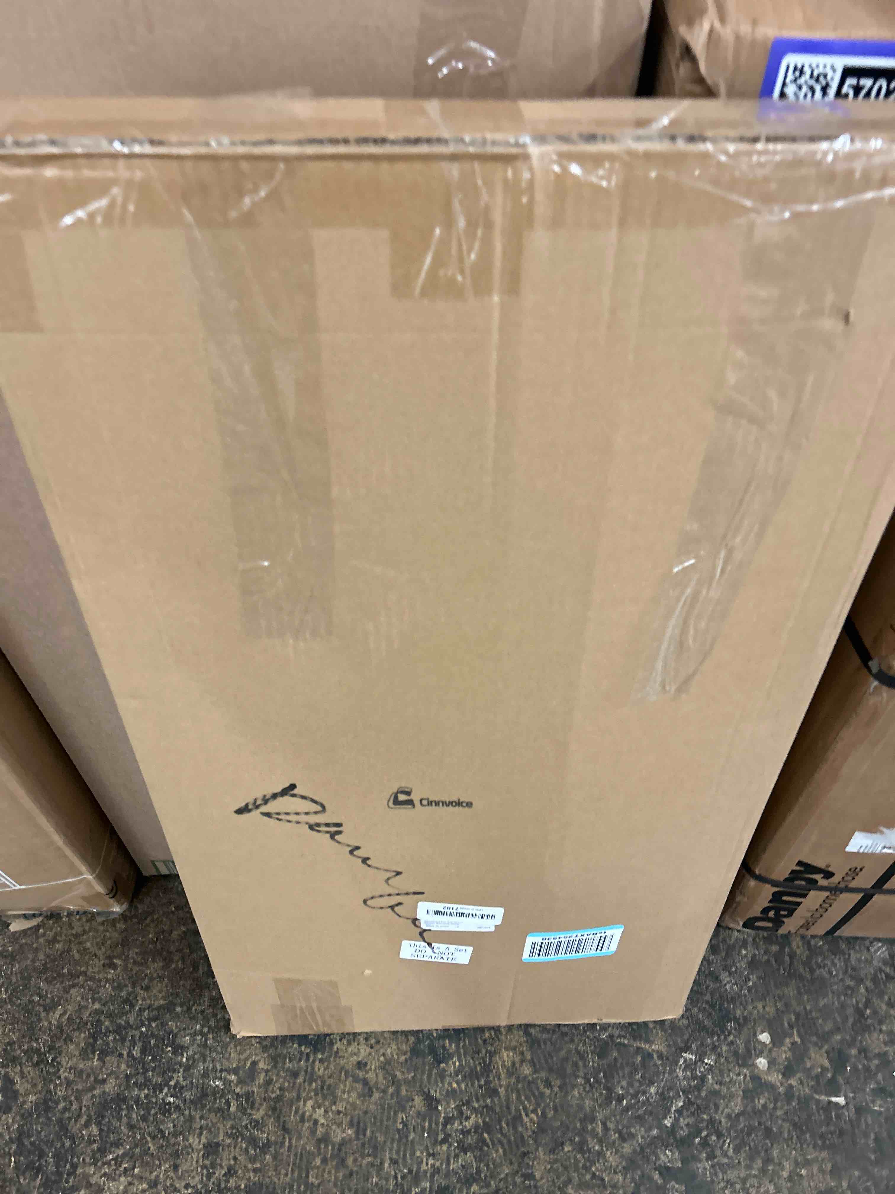 Condition photo showing New/Like New for 2 Pcs 15.5'' W x 29'' H Unfinished Pine Kitchen Cabinet Door Replacement with 4 Pcs Cabinet Hinges Wood Shaker Door Front Replacement for Kitchen, Bathroom, Vanity