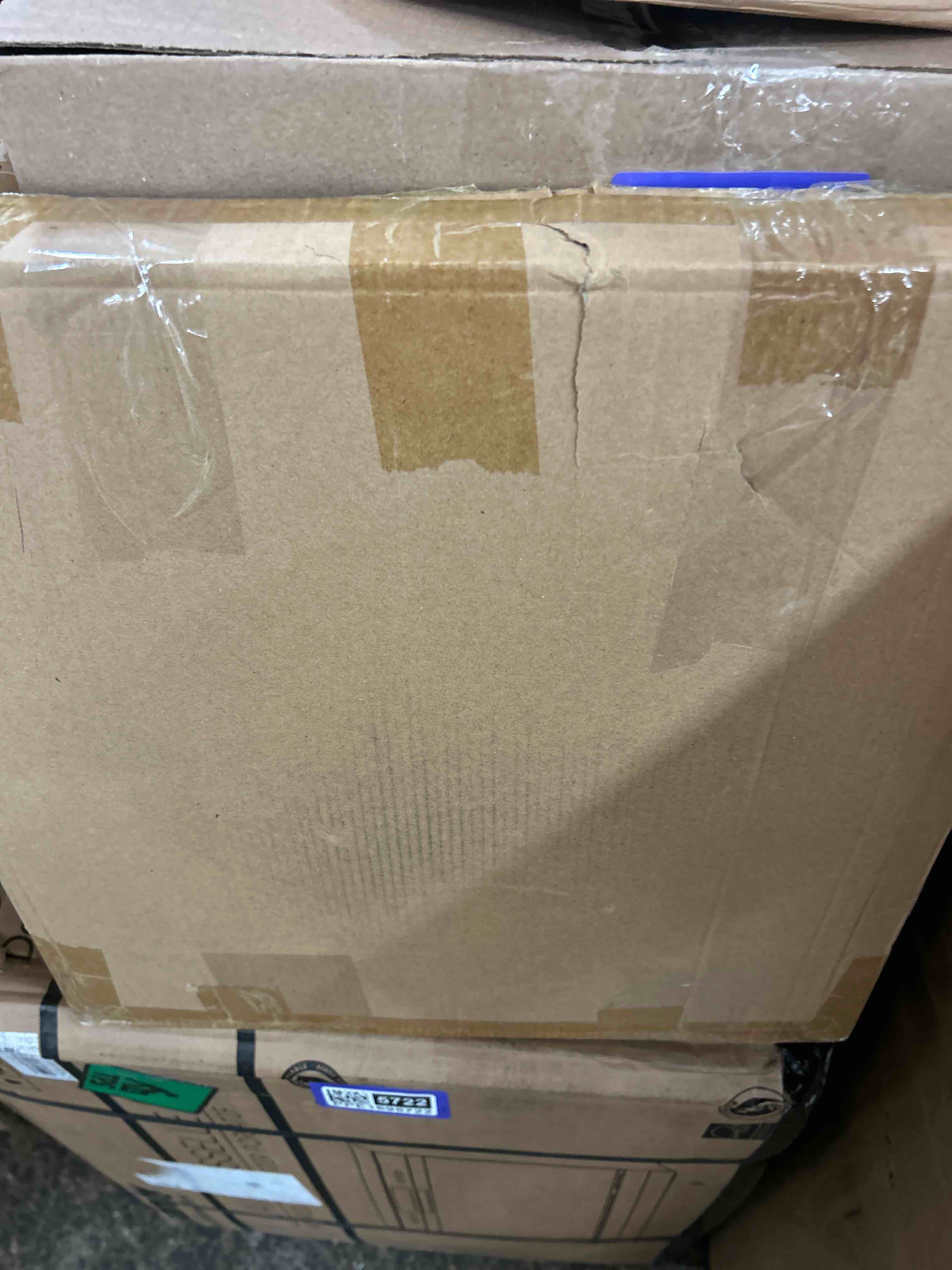 Condition photo showing New/Like New for SWTHONY 21 Inch Boho Round Hanging Wall Mirror Decorative Rattan Circle Wall Mounted Mirror for Farmhouse, Living Room, Bedroom, Bathroom