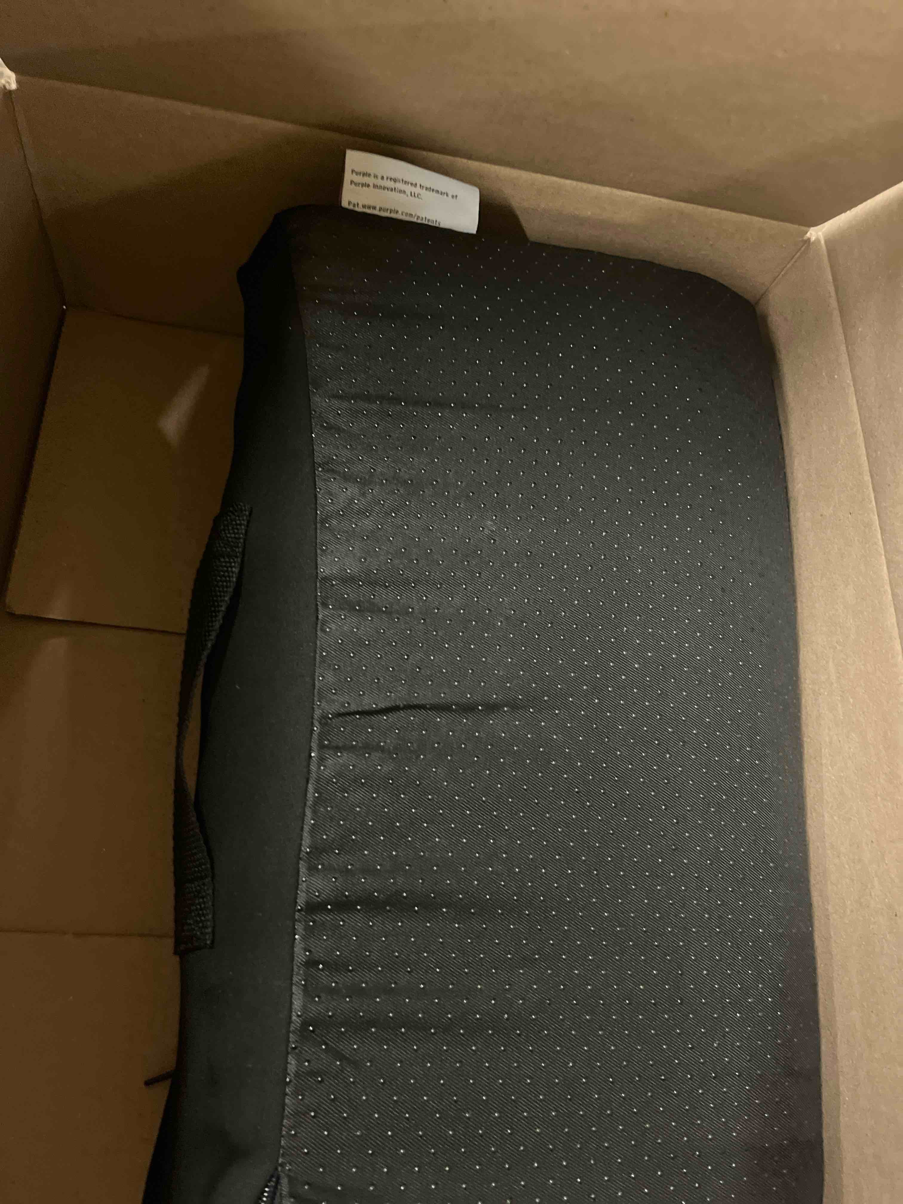 Condition photo showing New/Like New for Purple Royal Seat Cushion - Seat Cushion for The Car Or Office Chair - Temperature Neutral Grid