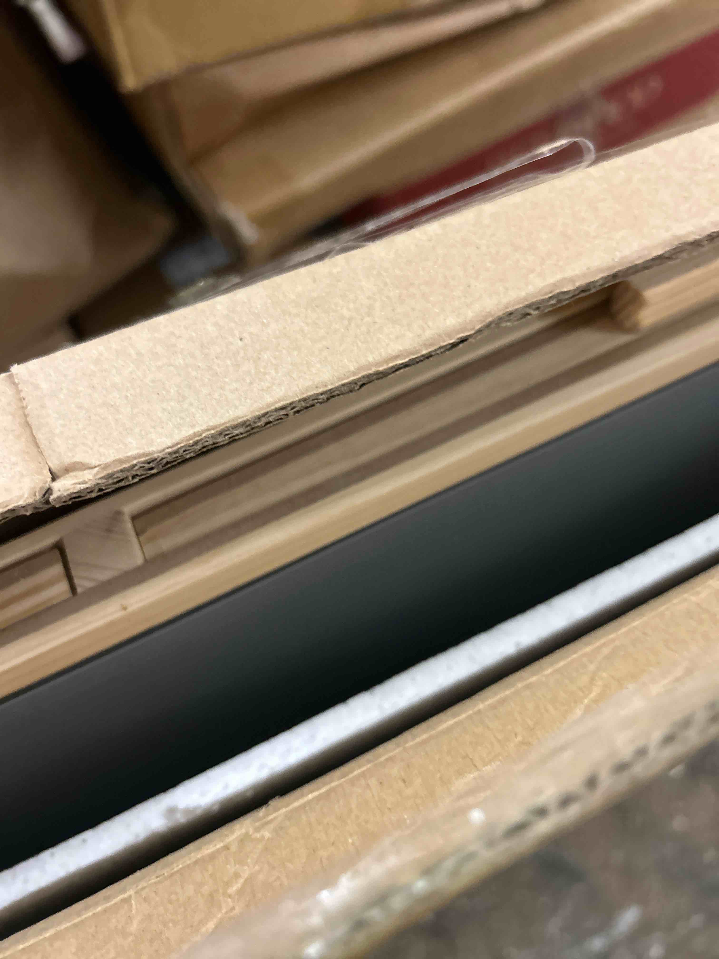 Condition photo showing New/Like New for Giantex 5.5 FT Conference Table with Charging Station, 2 PCS 32" x 24" Rectangular Meeting Room Desk with Storage Bag & Hook, Space Saving Seminar Table, Modern Office Computer Desk for 4 People