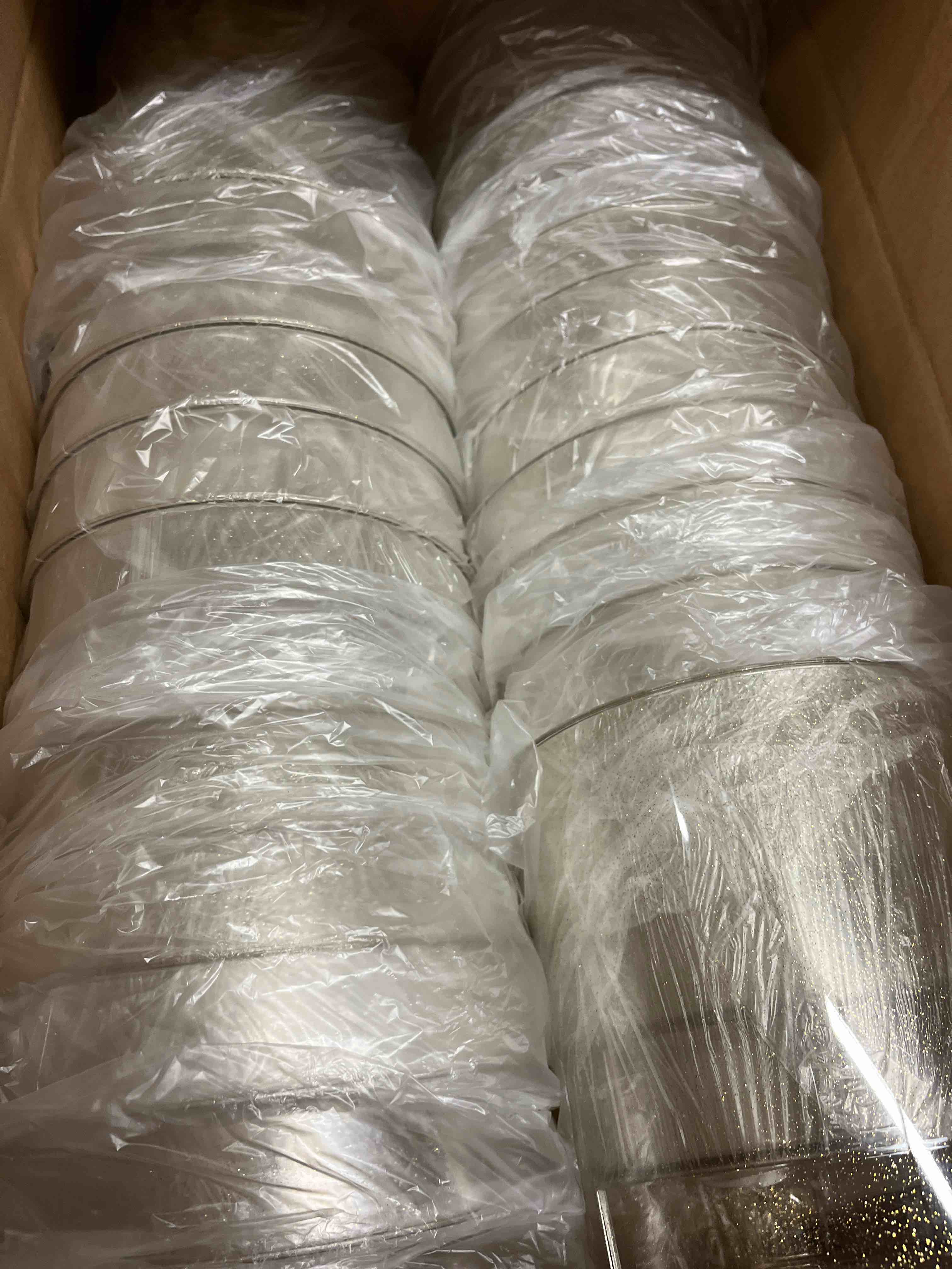 Condition photo showing New/Like New for 20-Pack String Tie Lantern Mantles with 2 Pcs Lantern Globe Replacement Glass, Glass Globe Compatible with Coleman Fueled Lanterns, Replacement Suitable for Outdoor Camping Lantern