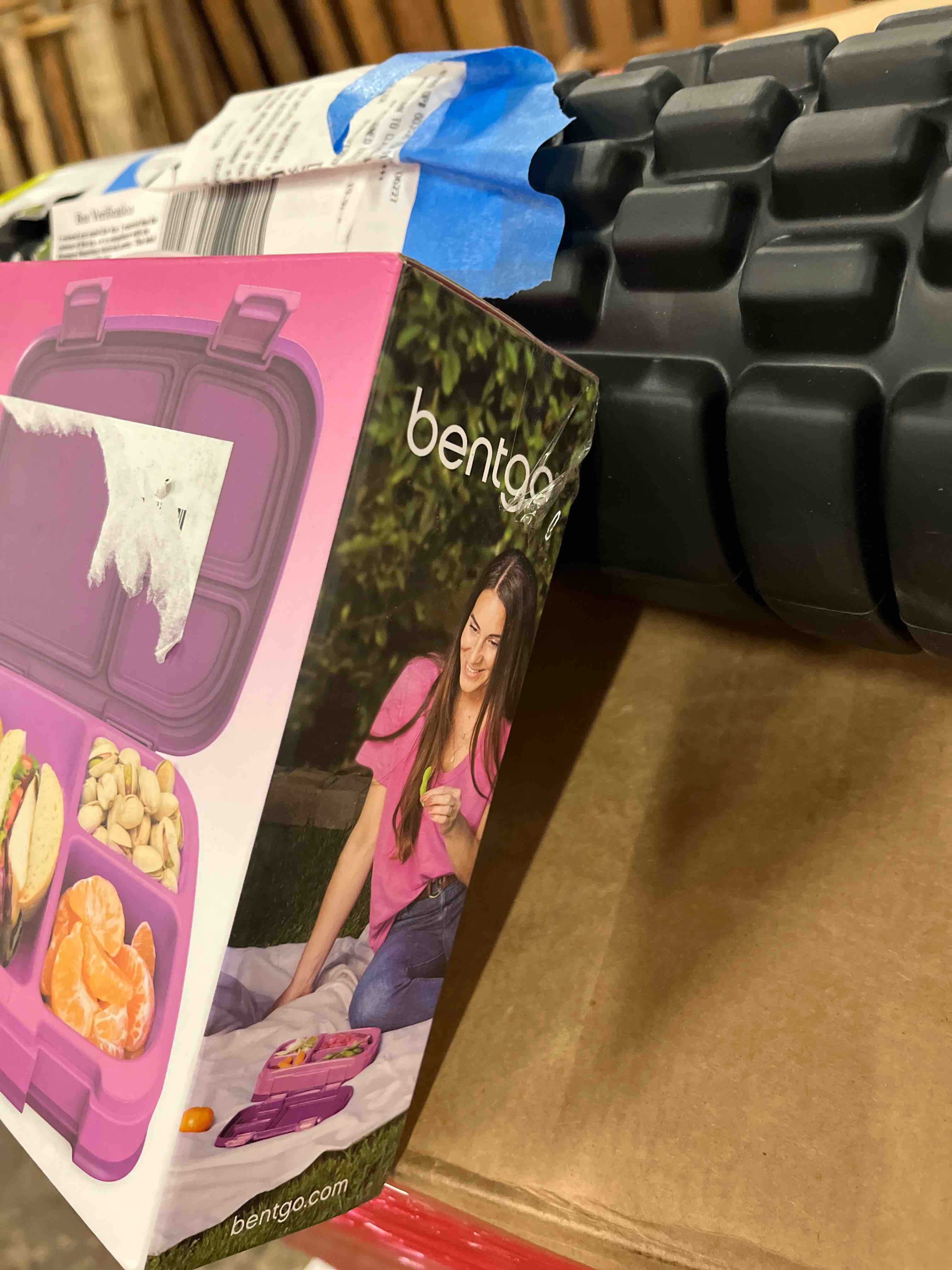 Condition photo showing New/Like New for bentgo fresh - leak-proof, versatile 4-compartment bento-style lunch box with removable divider, portion-controlled meals for teens and adults on-the-go - bpa-free, food-safe materials (purple)