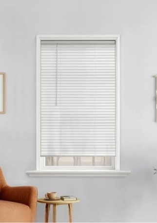 mainstays cordless 1  vinyl light filtering blinds  47  width x 64  length  white
