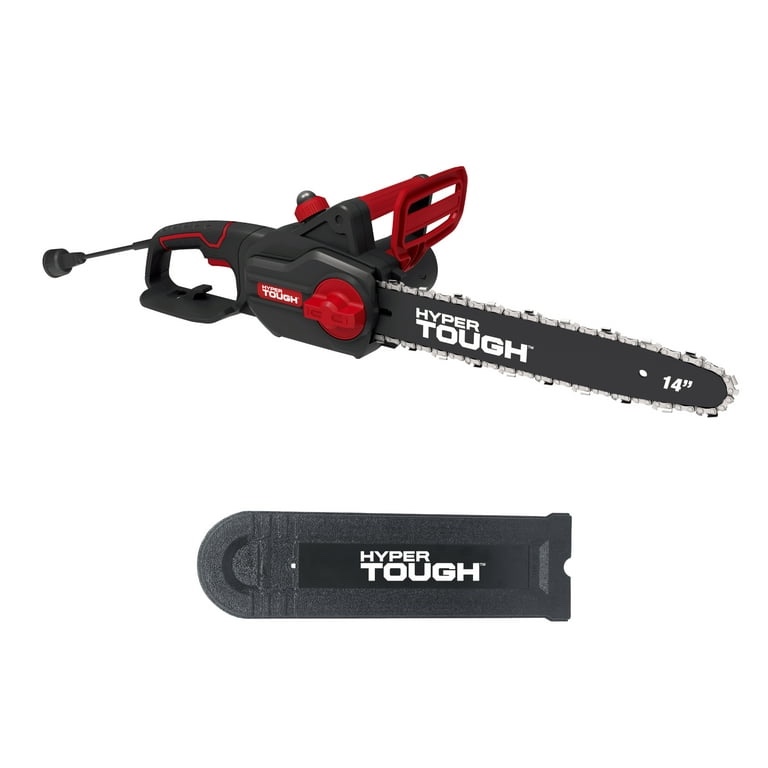 hyper tough 14" 9-amp electric corded chainsaw