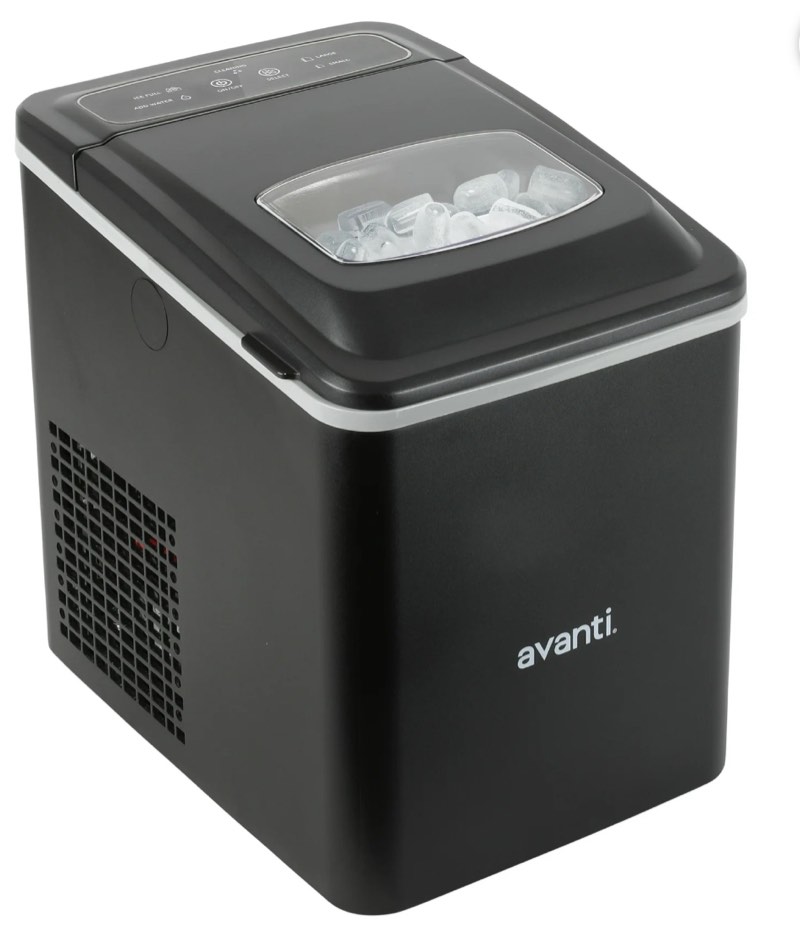 Avanti 26lb. Countertop Bullet Ice Maker in Black (AVIM2625BK)