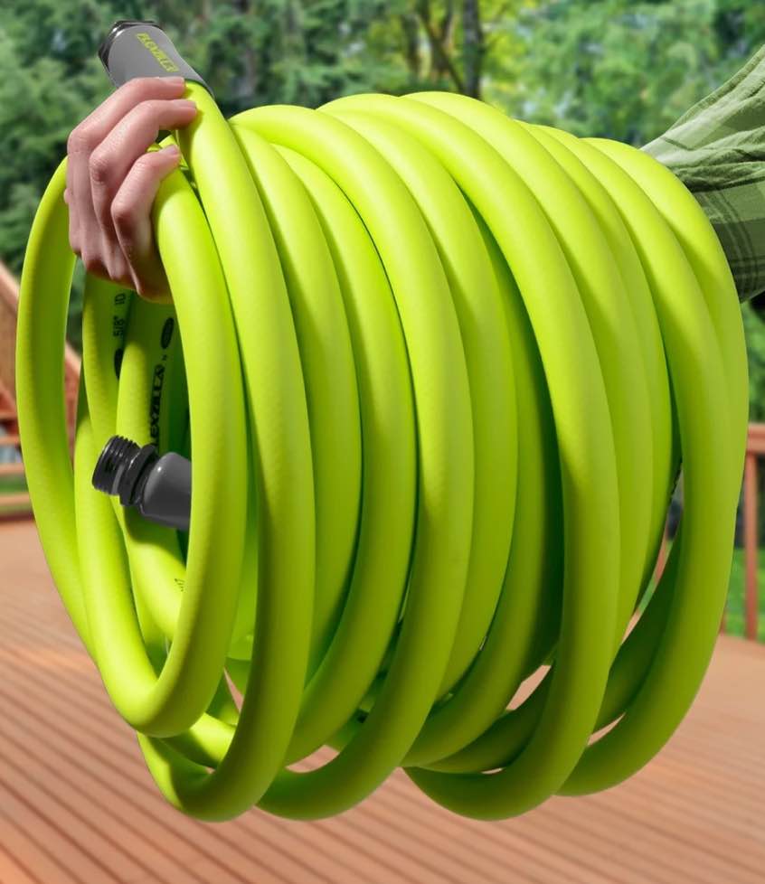 Flexzilla® Garden Hose, 3/4" x 75', Flexible Hybrid Polymer, ZillaGreen®