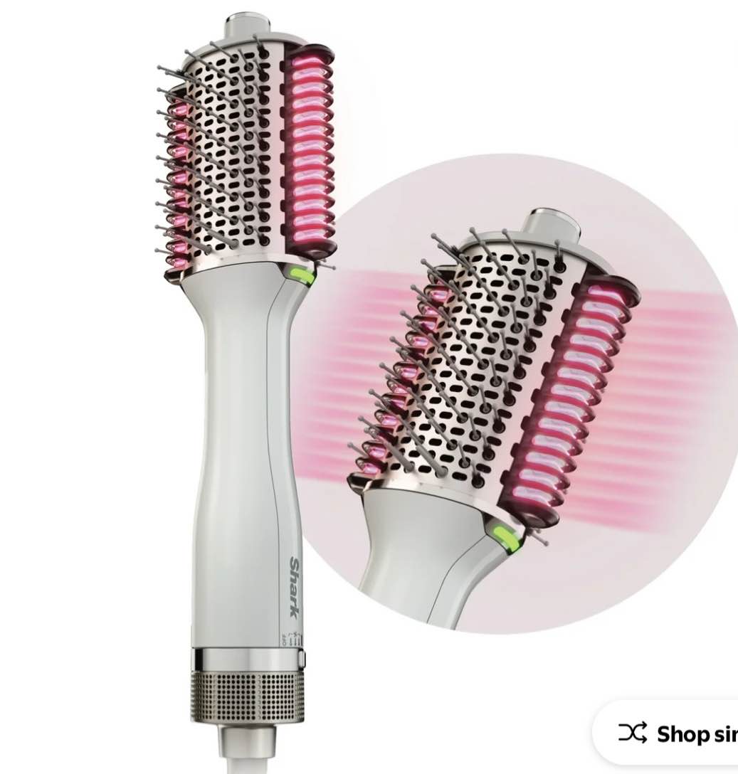 Shark SmoothStyle Heated Comb & Blow Dryer Brush, HT202