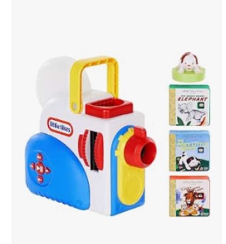 Little Tikes Story Dream Machine Starter Set, Storytime, Books, Little Golden Book, Audio Play, The Poky Little Puppy Character, Nightlight, Toy Gift for Toddlers and Kids Girls Boys Ages 3+