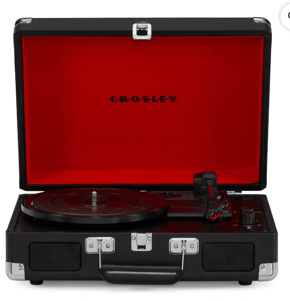 Crosley Cruiser Premier Vinyl Record Player with Speakers and Bluetooth - Audio Turntables