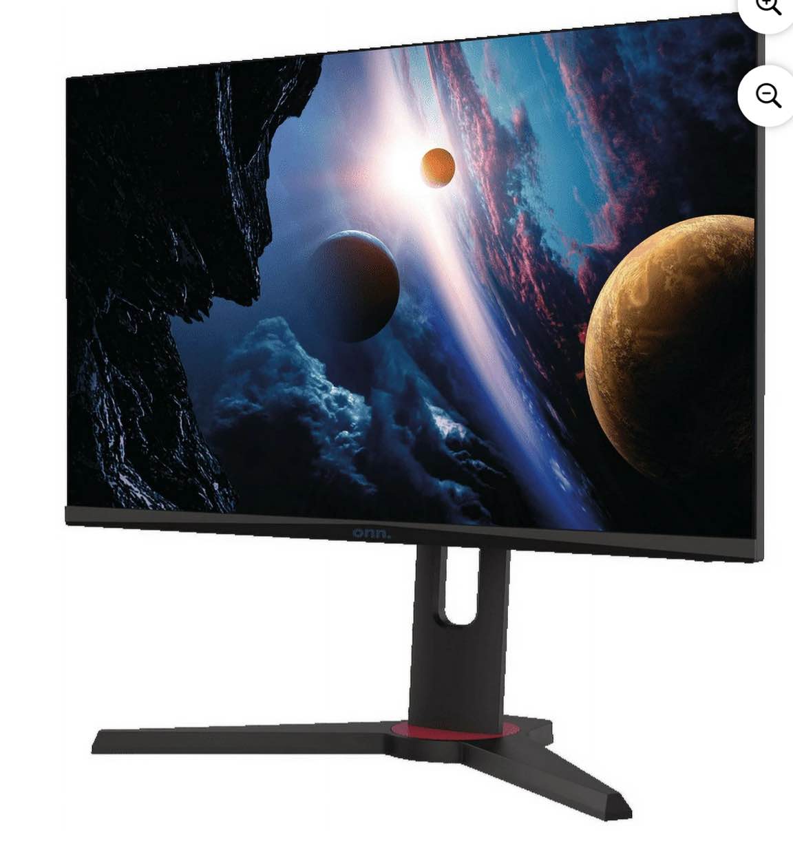 onn. 24" FHD (1920 x 1080p) 165hz 1ms Adaptive Sync Gaming Monitor with Cables, Black