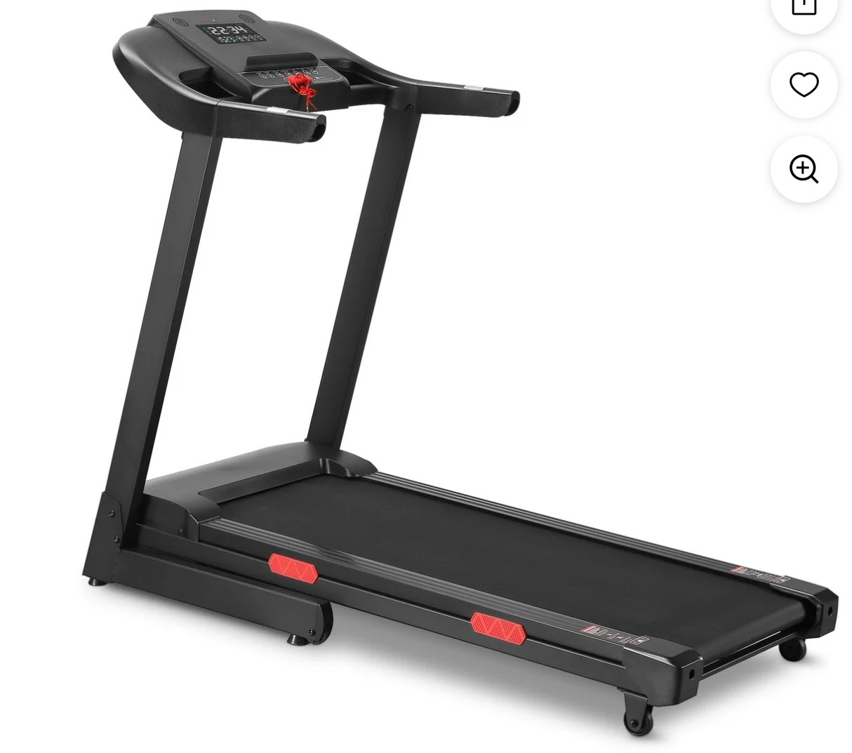 Treadmill with Auto Incline Bluetooth Voice Control 17" Wide Electric Treadmill Folding Machine 15% Auto 8.8 mhp Speed for Home Use Gifts