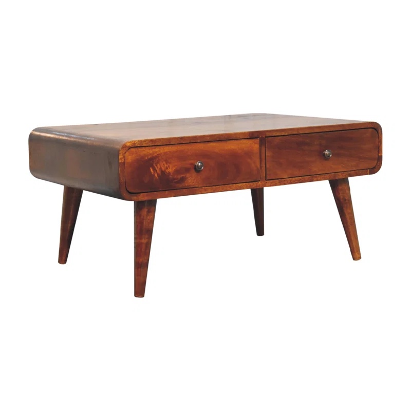 Ardhan Solid Wood Top Coffee Table