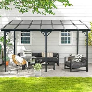 Aluminium Pergola with Canopy