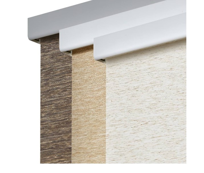 Persilux Light Filtering Window Shades, Free-Stop Cordless Roller Shades for Windows (Khaki 34" x 72") Natural Woven Fabric Thermal Insulation Privacy Roller Blinds for Indoor Windows, Home, Doors