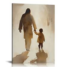 Framed Jesus Wall Art Christ Religion Canvas Wall Decor Minimalist Boho Christian Home Pictures Paintings for Living Room Bedroom Church Decorations