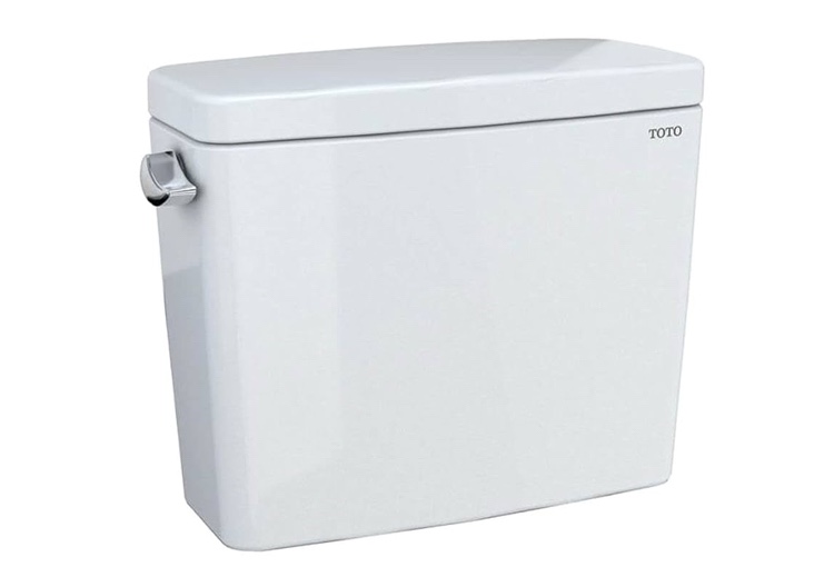 TOTO Drake 1.28 GPF Toilet Tank with WASHLET+ Auto Flush Compatibility, Cotton White - ST776EA#01