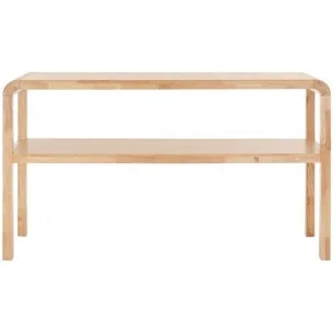 CNS1500C Omara 2 Tier Console Table, Natural