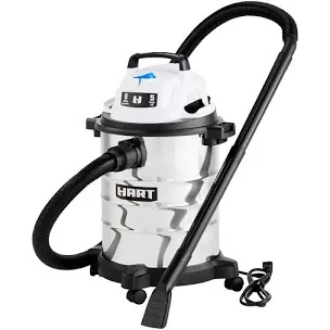 HART 6 Gallon 5 Peak HP Stainless Steel Wet/Dry Vacuum  VOC608S 3702