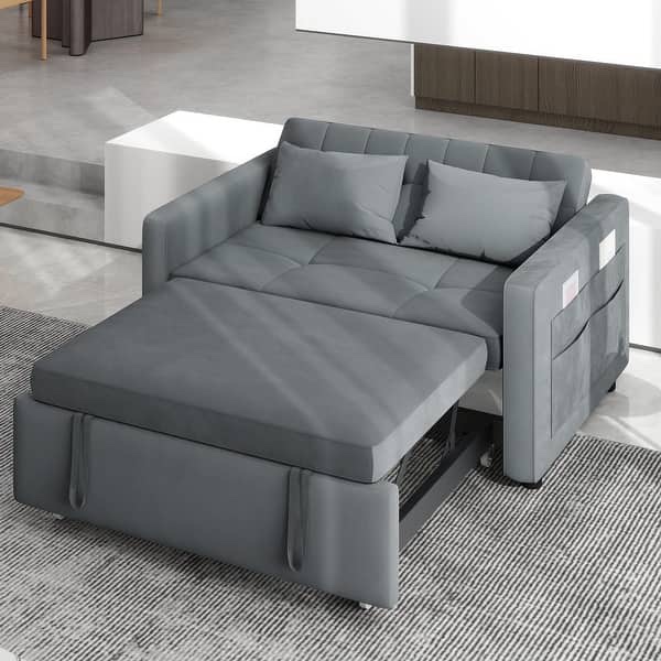 Moasis 55" love feet sofa, two pillow side