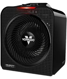 Vornado Velocity 4 Whole Room Space Heater - Black