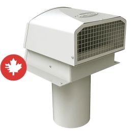 VMAX-AF Wall Exhaust Vent - 6" - White
