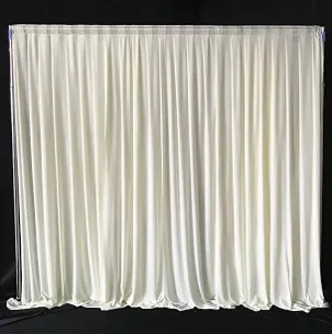 Intbuying Pleated Decoration Wedding Backdrop Curtain
