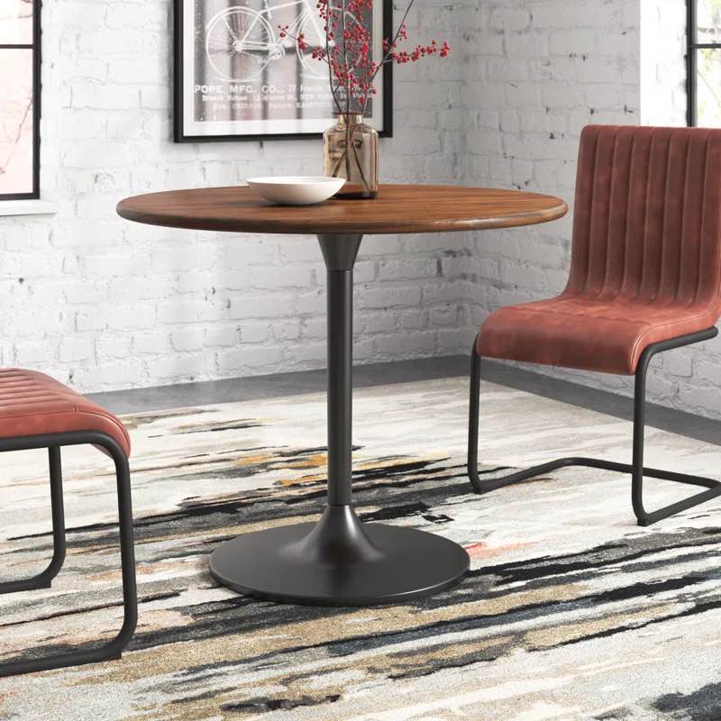 Livleen Wood Top 36 In Round Table