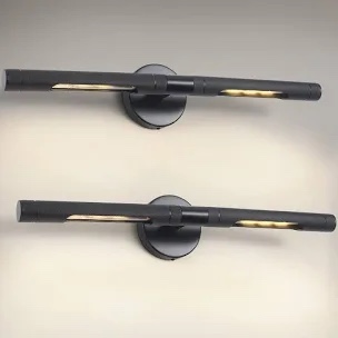 23.62" Dimmable 2 - Light Wall Sconce 360Â°Rotatable Picture Light