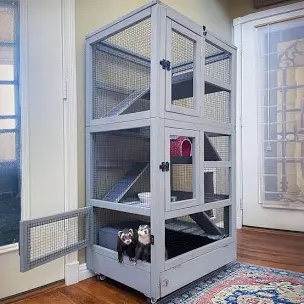 78” Weather Resistant Small Animal Cage