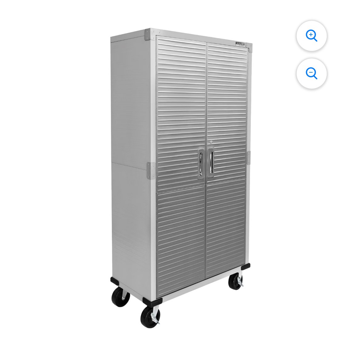 Seville Classics UltraHD Storage Cabinet, 36" W x 18" D x 72" H