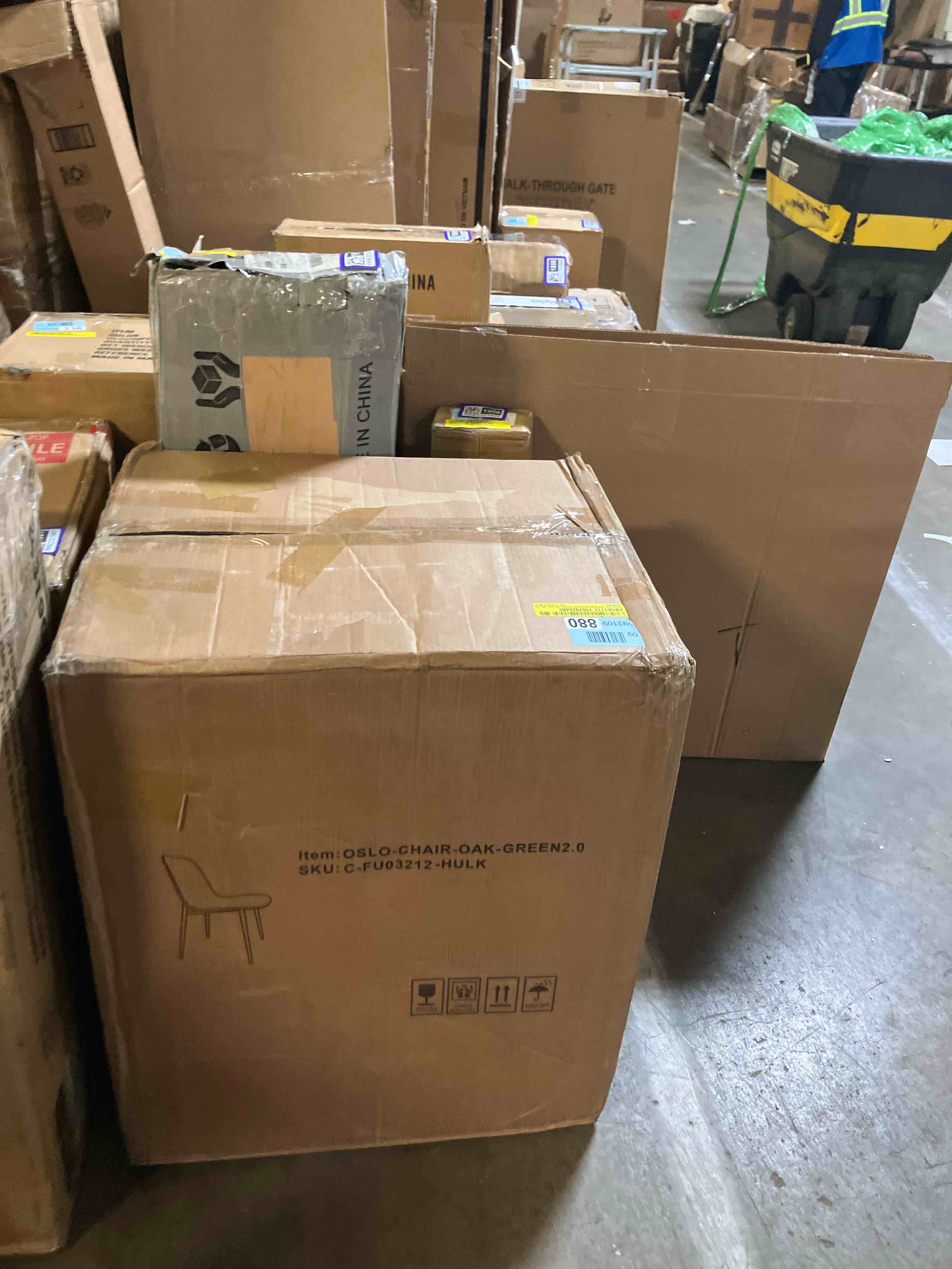 Condition photo showing New/Like New for Folmar 19.5" Seat Height Upholstered Full Back Side Chair (Set of 4)