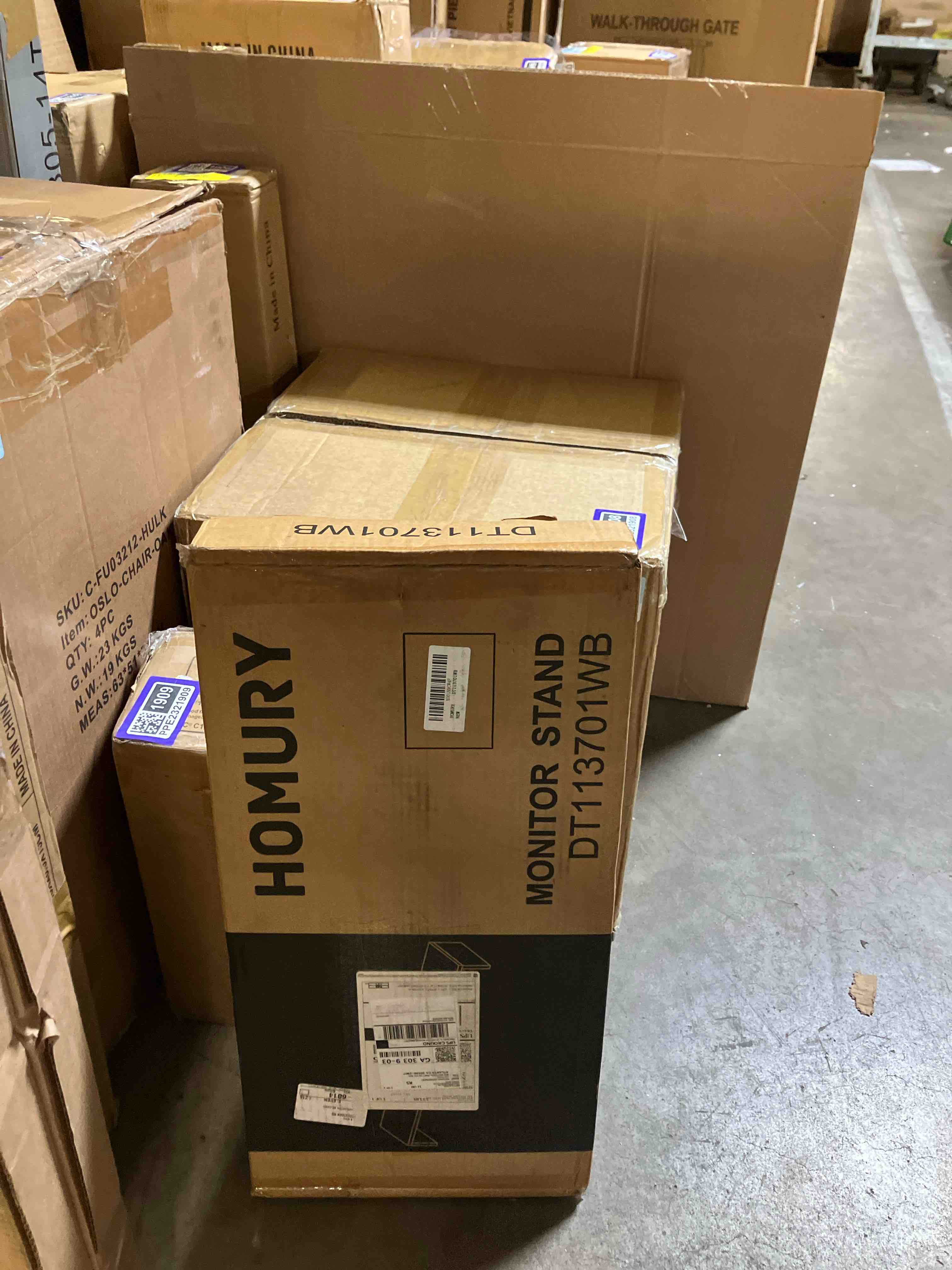 Condition photo showing New/Like New for Mount-It! Height Adjustable Stand Up Desk Converter, 38” Wide Tabletop Standing Desk Riser with Gas Spring Desktop Standing Desk with Keyboard Tray Fits Two Monitors, Black