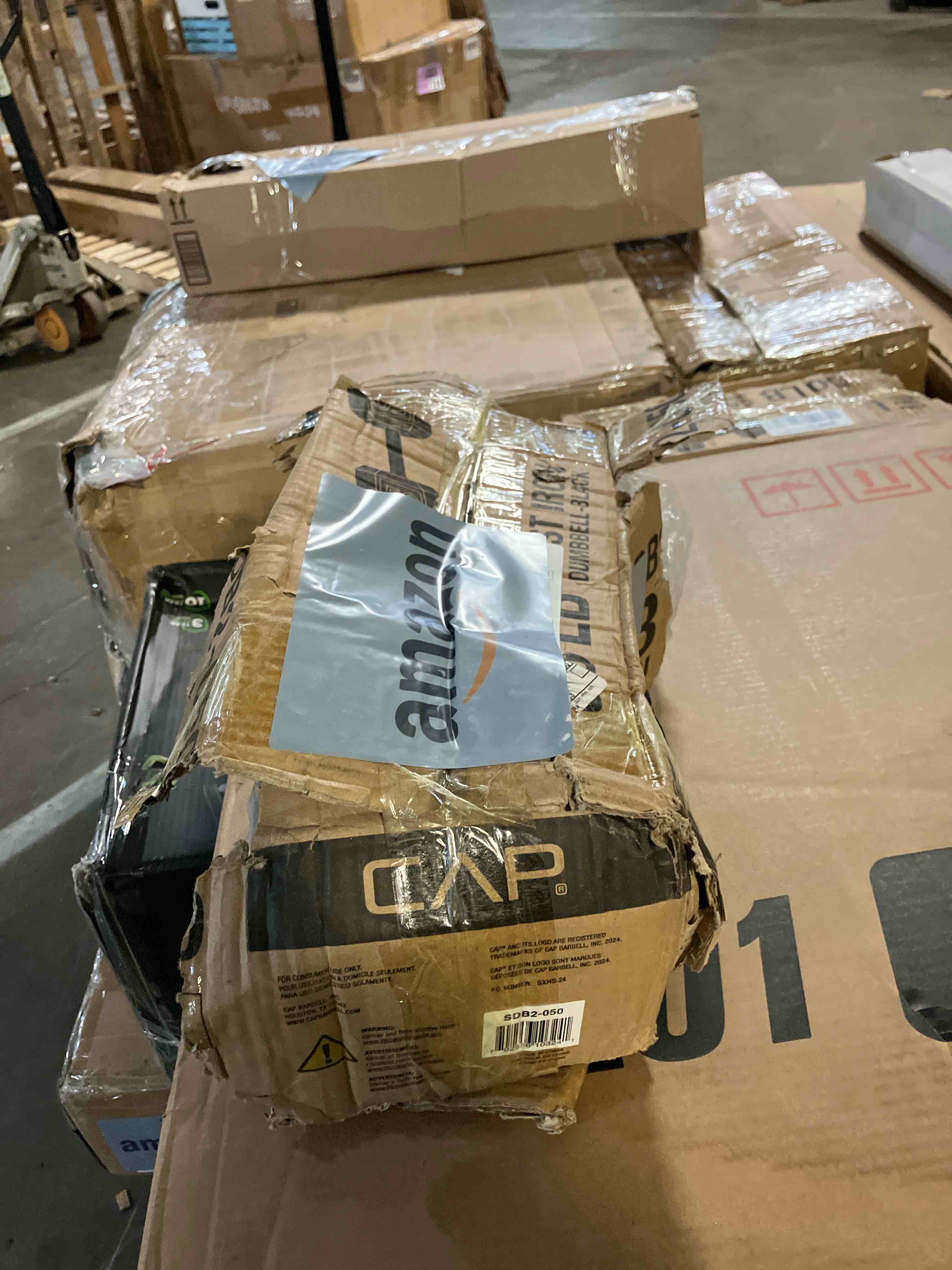 Condition photo showing New/Like New for CAP Barbell Black Cast Iron Hex Dumbbell | 5-120 LBs | Single or Pair