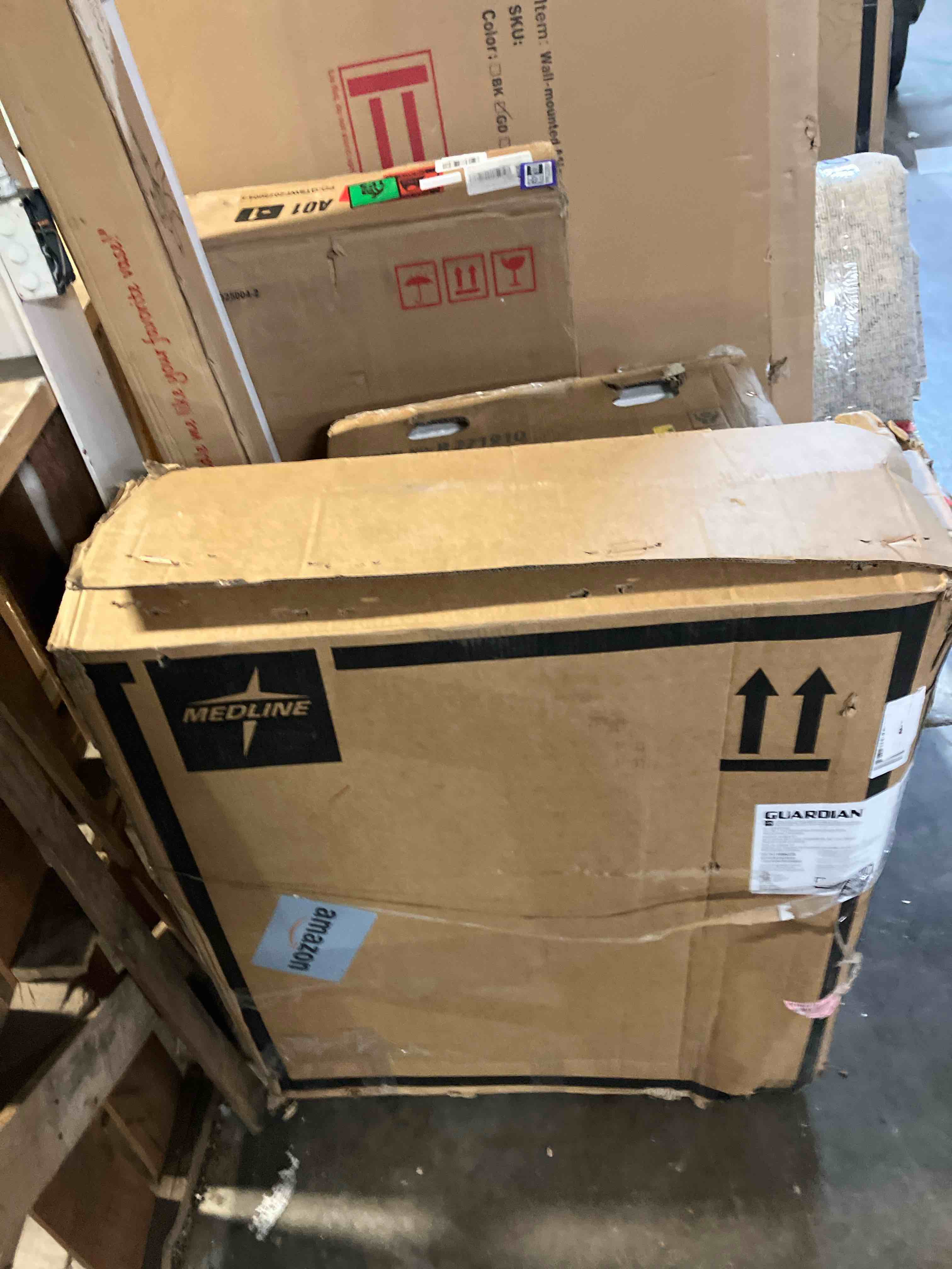 Condition photo showing New/Like New for Medline Comfortable Folding Wheelchair with Swing-Back Desk-Length Arms and Swing-Away Footrests  18”W x 16X”D Seat