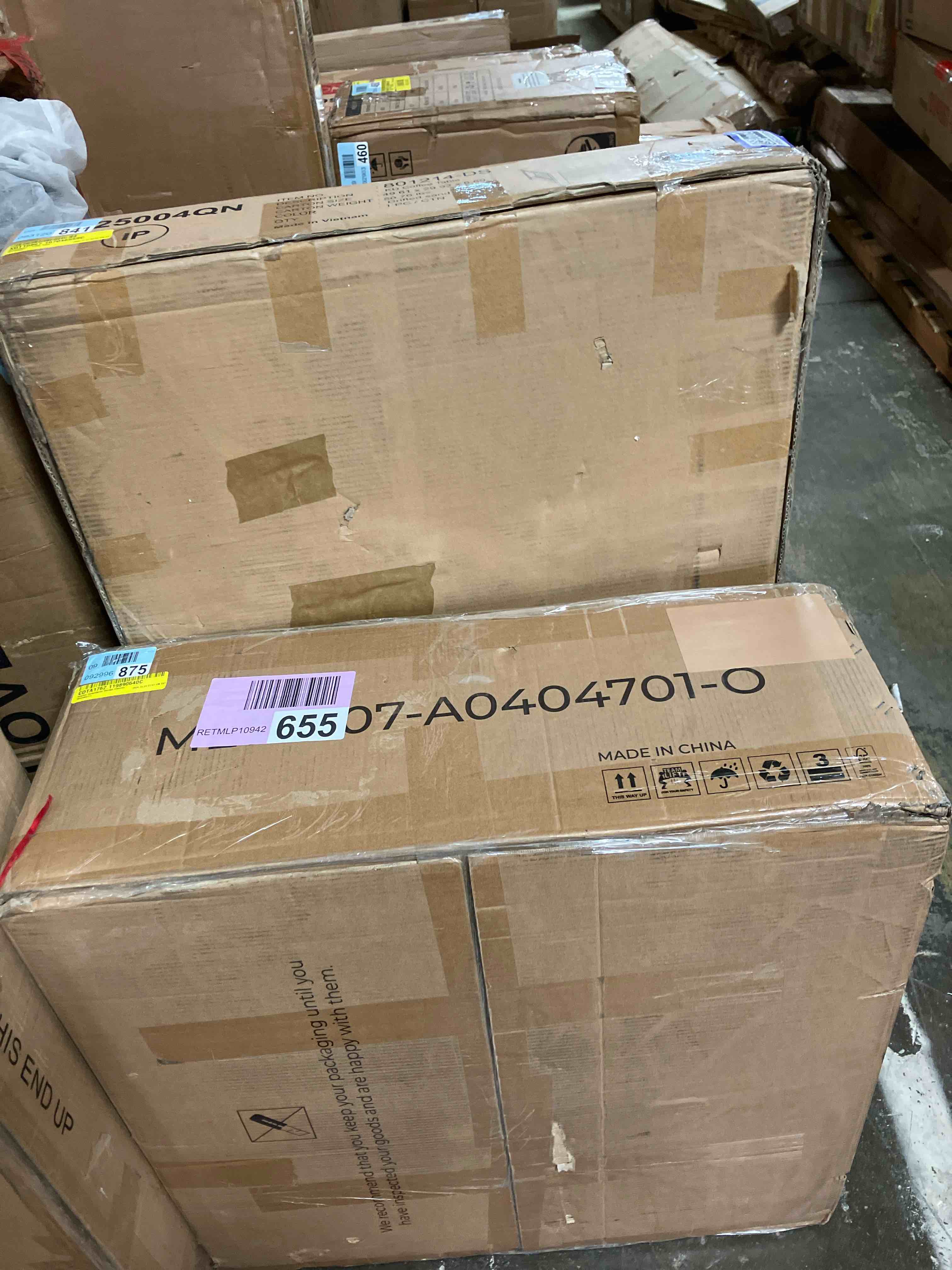 Condition photo showing New/Like New for Greylan Upholstered Storage Ottoman