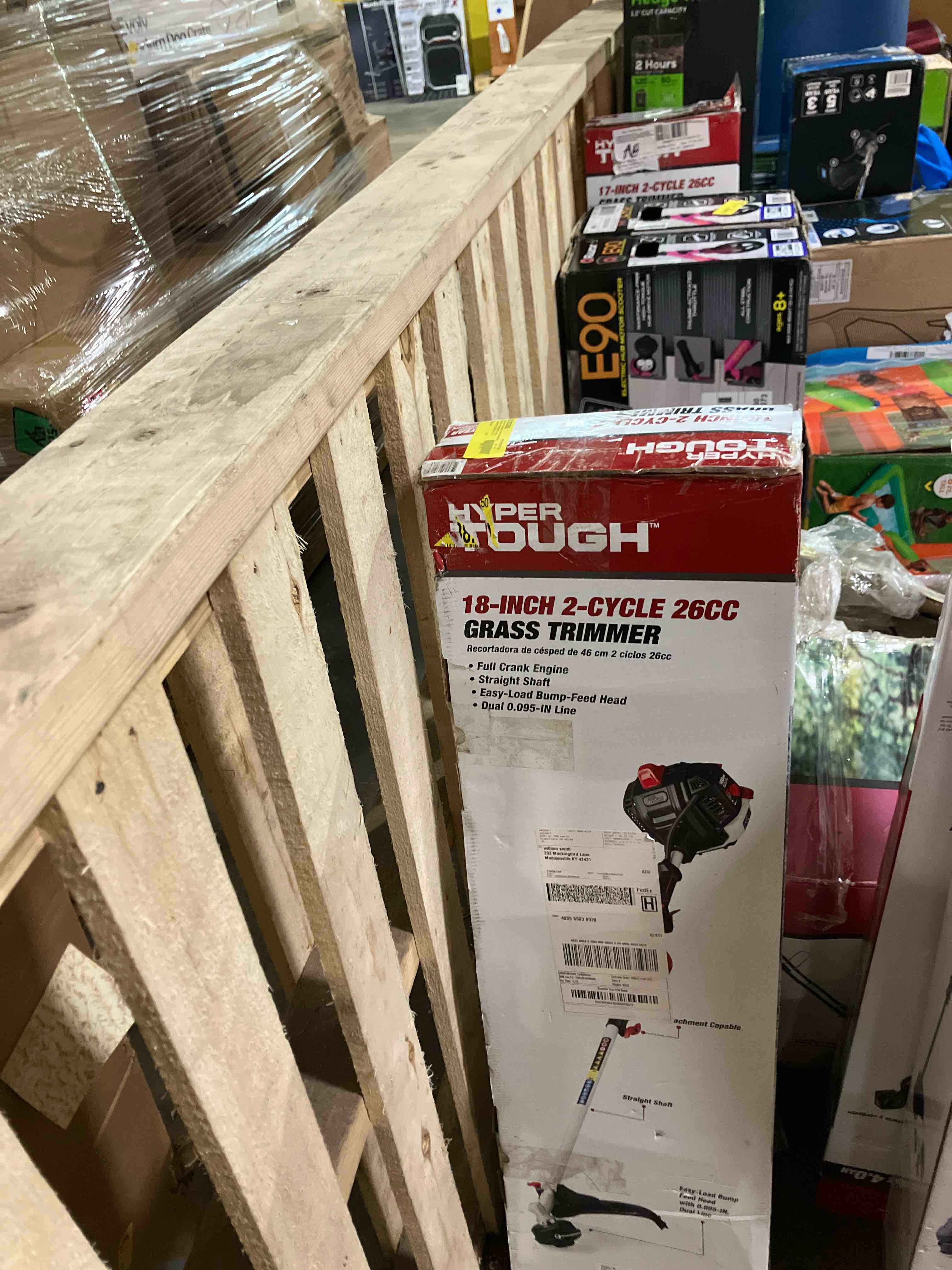 Condition photo showing As Is for Hyper Tough 2 Cycle 26cc 18  Straight Shaft Trimmer