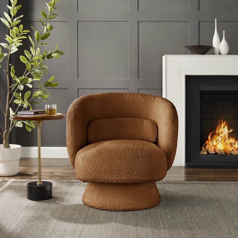 saboor minimore modern style swivel accent chair