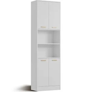 Schnur 75"H Kitchen Pantry Cabinet with Open Storage 