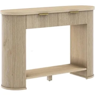 Guinna 47.2" Console Table With 2 Drawers, Wood Sofa Table